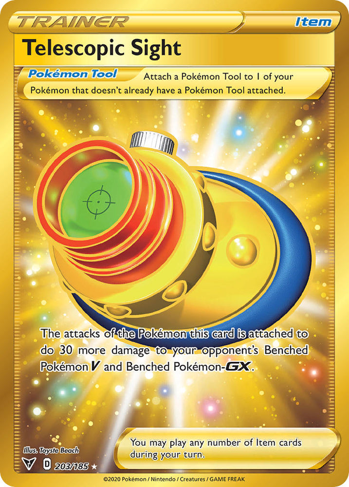 Pokemon | Telescopic Sight (203/185) [Sword & Shield: Vivid Voltage] | The Nerd Merchant