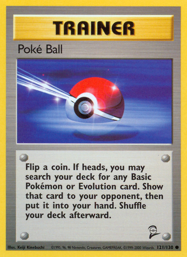 Pokemon | Poke Ball (121/130) [Base Set 2] | The Nerd Merchant