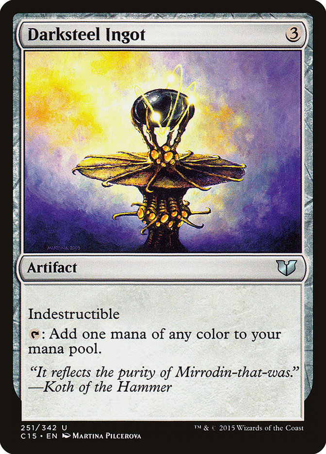 Magic | Darksteel Ingot [Commander 2015] | The Nerd Merchant