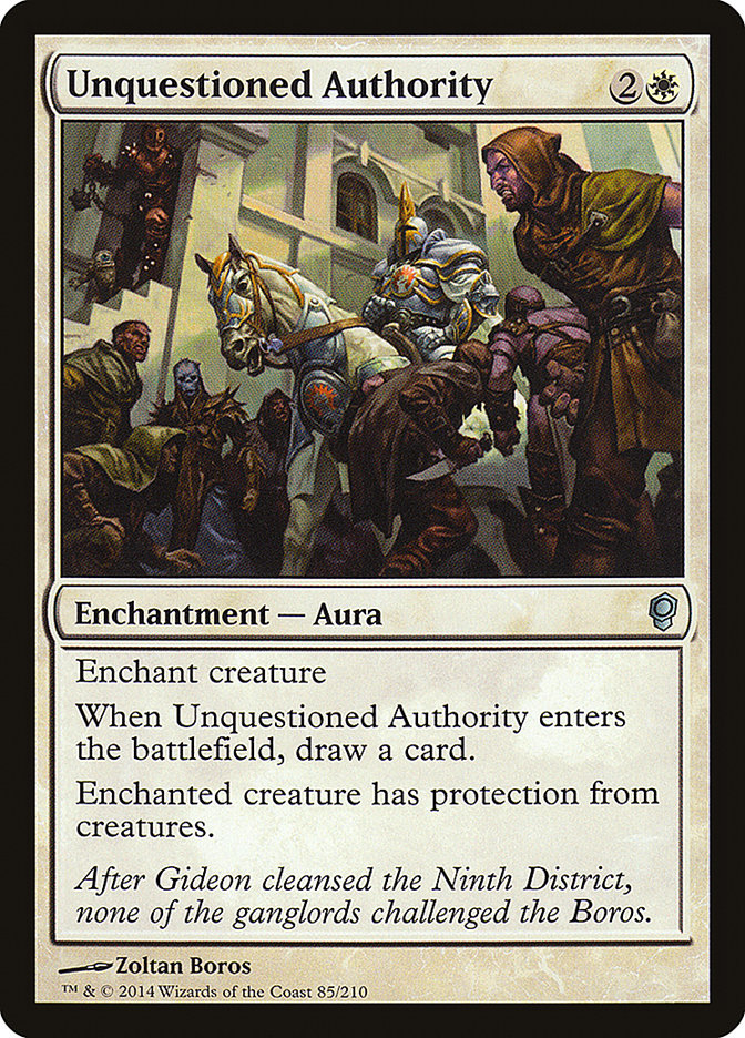 Magic | Unquestioned Authority [Conspiracy] | The Nerd Merchant