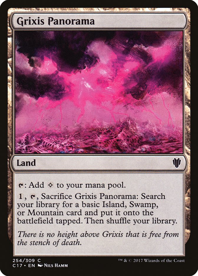 Magic | Grixis Panorama [Commander 2017] | The Nerd Merchant
