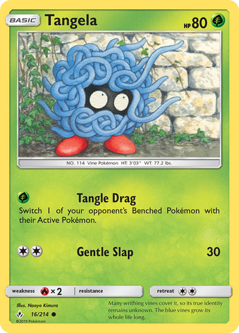 Pokemon | Tangela (16/214) [Sun & Moon: Unbroken Bonds] | The Nerd Merchant