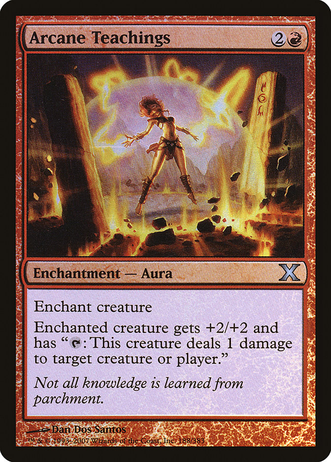 Magic | Arcane Teachings (Premium Foil) [Tenth Edition] | The Nerd Merchant