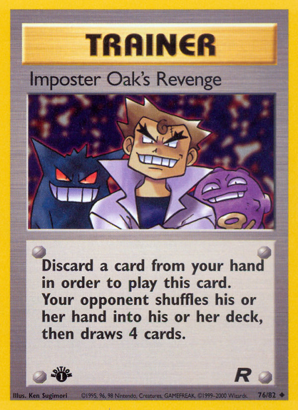 Pokemon | Imposter Oak's Revenge (76/82) [Team Rocket 1st Edition] | The Nerd Merchant
