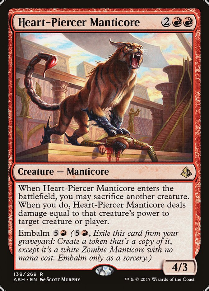 Magic | Heart-Piercer Manticore [Amonkhet] | The Nerd Merchant