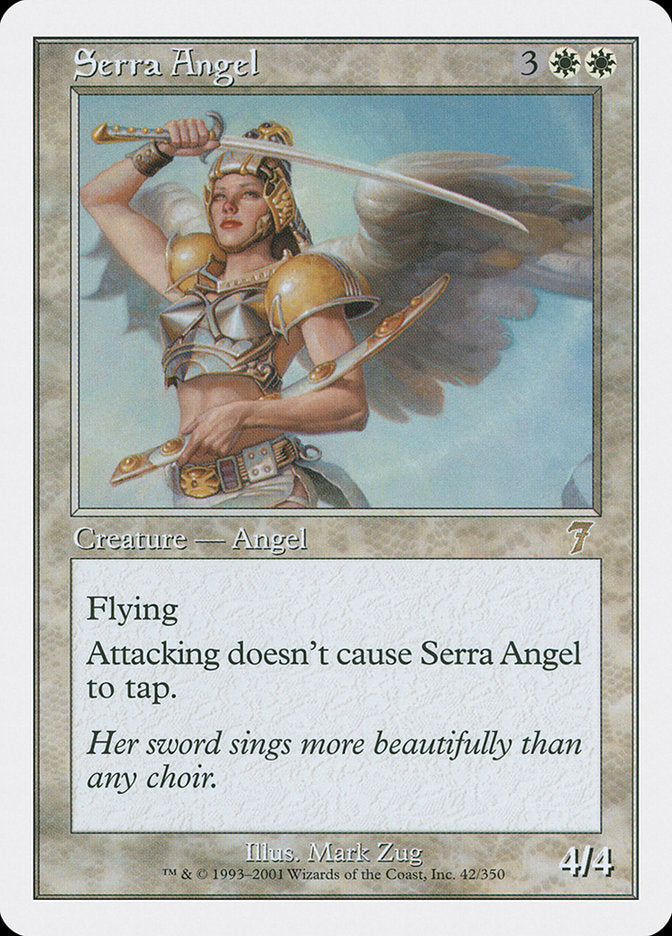 Magic | Serra Angel [Seventh Edition] | The Nerd Merchant