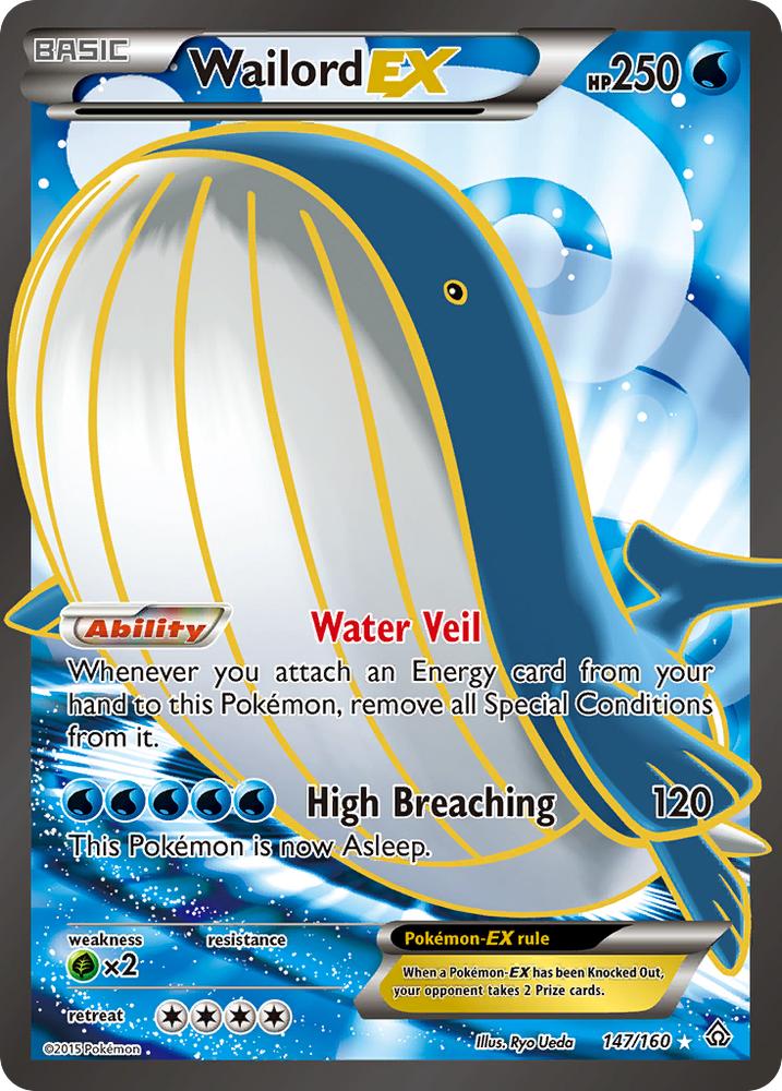 Pokemon | Wailord EX (147/160) [XY: Primal Clash] | The Nerd Merchant