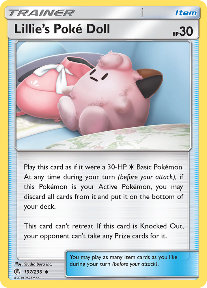 Pokemon| Lillie's Poke Doll (197/236) [Sun & Moon: Cosmic Eclipse] | The Nerd Merchant