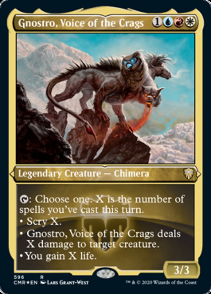 Magic | Gnostro, Voice of the Crags (Etched) [Commander Legends] | The Nerd Merchant