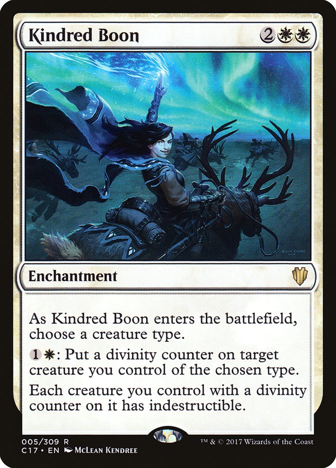 Magic | Kindred Boon [Commander 2017] | The Nerd Merchant