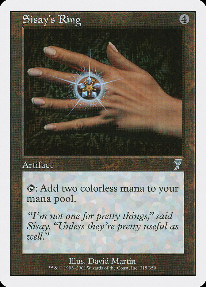 Magic | Sisay's Ring [Seventh Edition] | The Nerd Merchant