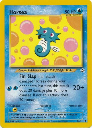Pokemon | Horsea (62/111) [Neo Genesis Unlimited] | The Nerd Merchant