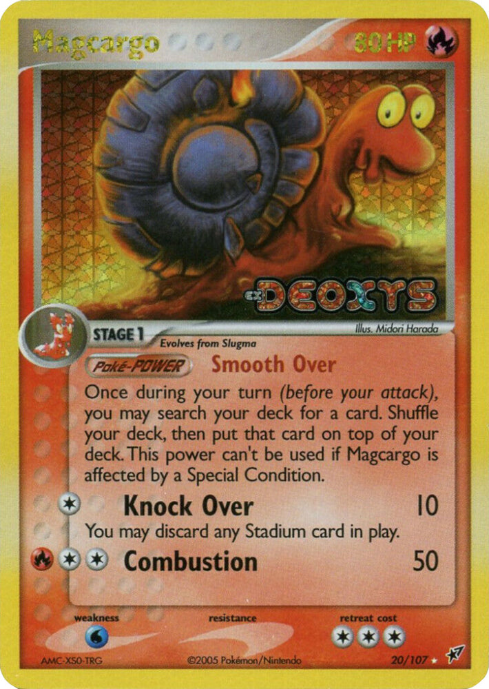 Pokemon | Magcargo (20/107) (Stamped) [EX: Deoxys] | The Nerd Merchant