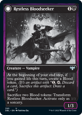 Magic | Restless Bloodseeker // Bloodsoaked Reveler [Innistrad: Double Feature] | The Nerd Merchant