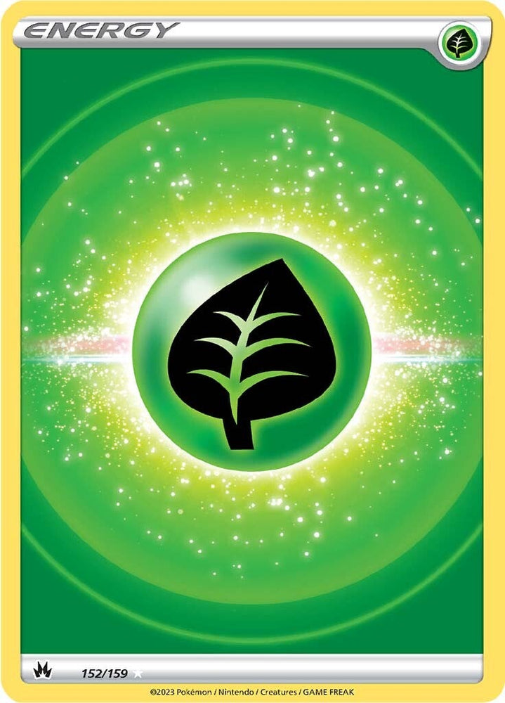 Pokemon | Grass Energy (152/159) (Texture Full Art) [Sword & Shield: Crown Zenith] | The Nerd Merchant