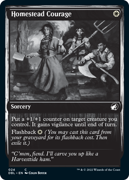Magic | Homestead Courage [Innistrad: Double Feature] | The Nerd Merchant