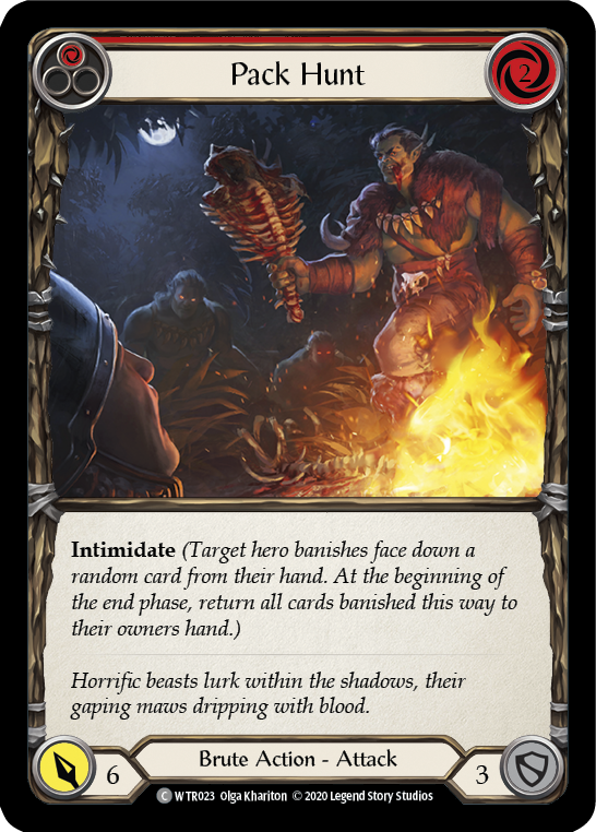 Flesh and Blood TCG | Pack Hunt (Red) [U-WTR023] (Welcome to Rathe Unlimited)  Unlimited Rainbow Foil | The Nerd Merchant