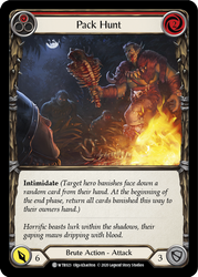 Flesh and Blood TCG | Pack Hunt (Red) [U-WTR023] (Welcome to Rathe Unlimited)  Unlimited Rainbow Foil | The Nerd Merchant
