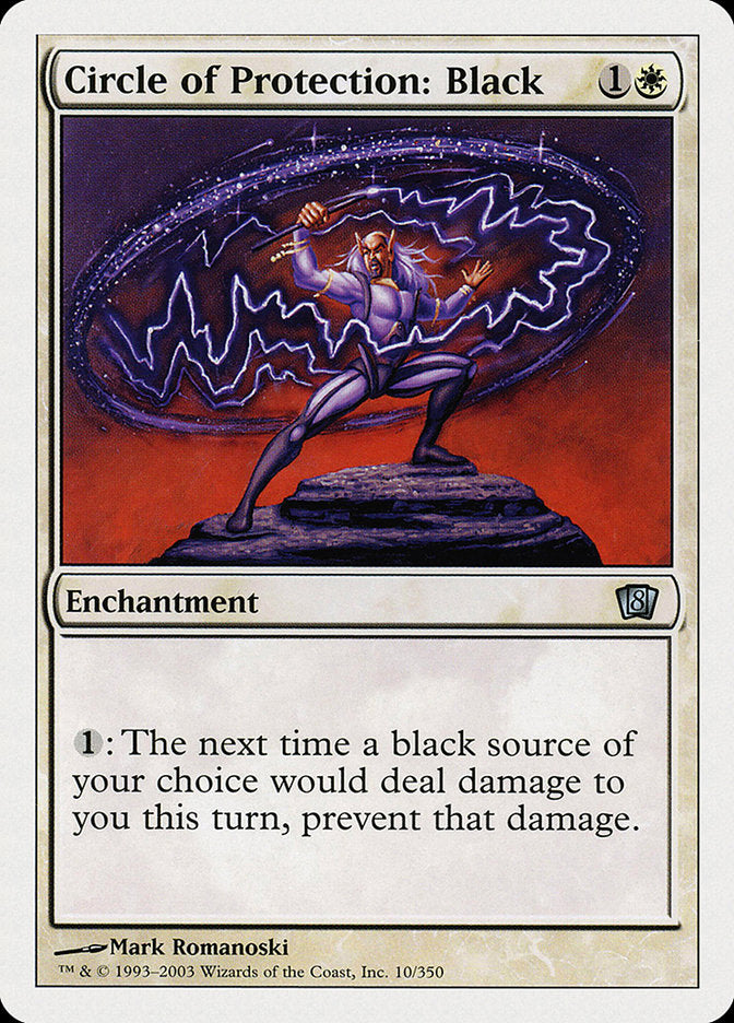 Magic | Circle of Protection: Black [Eighth Edition] | The Nerd Merchant