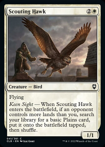 Magic | Scouting Hawk [Commander Legends: Battle for Baldur's Gate] | The Nerd Merchant