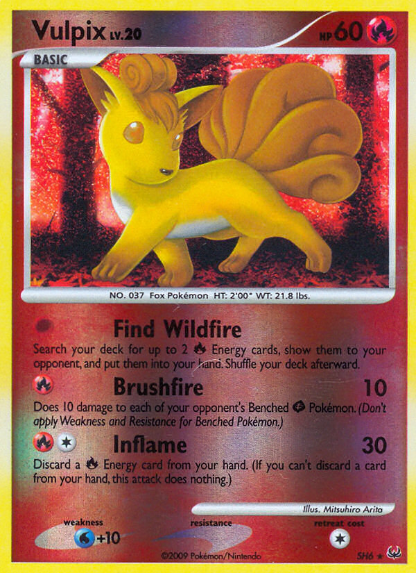 Pokemon | Vulpix (SH6) [Platinum: Base Set] | The Nerd Merchant