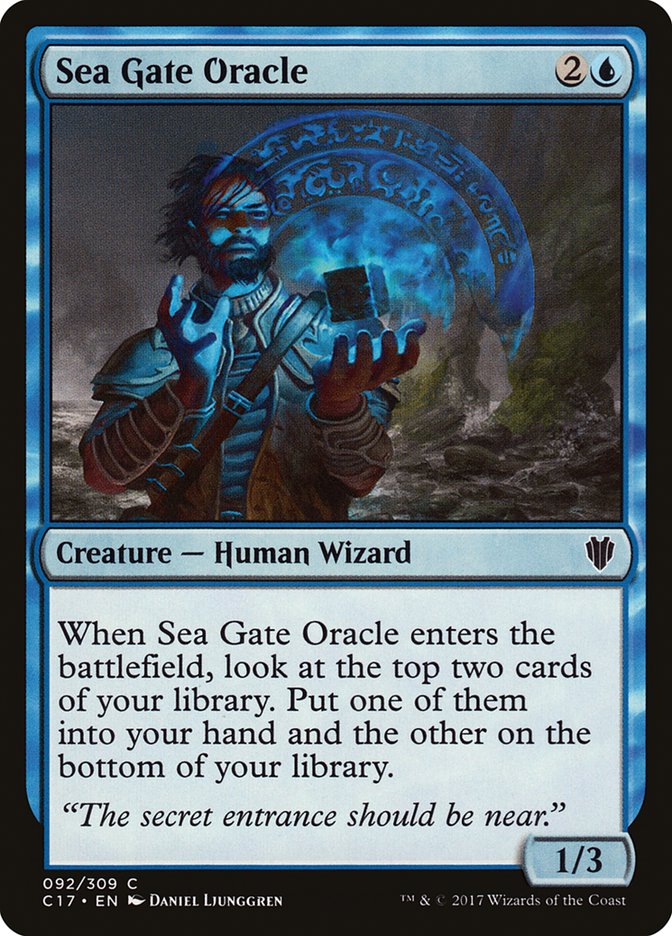 Magic | Sea Gate Oracle [Commander 2017] | The Nerd Merchant