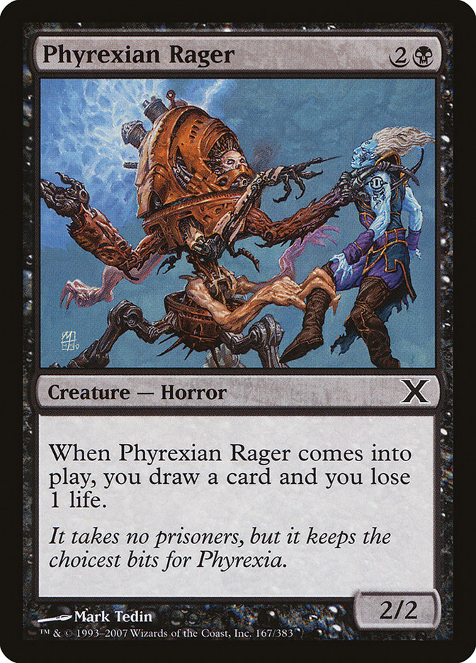 Magic | Phyrexian Rager [Tenth Edition] | The Nerd Merchant
