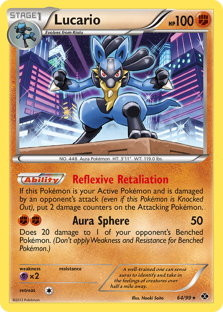 Pokemon | Lucario (64/99) [Black & White: Next Destinies] | The Nerd Merchant