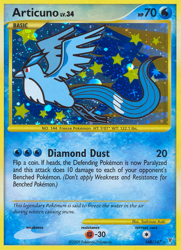 Pokemon | Articuno (148/147) [Platinum: Supreme Victors] | The Nerd Merchant