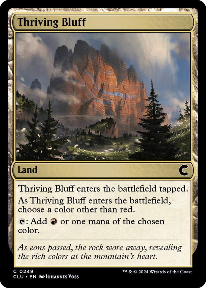Magic | Thriving Bluff [Ravnica: Clue Edition] | The Nerd Merchant