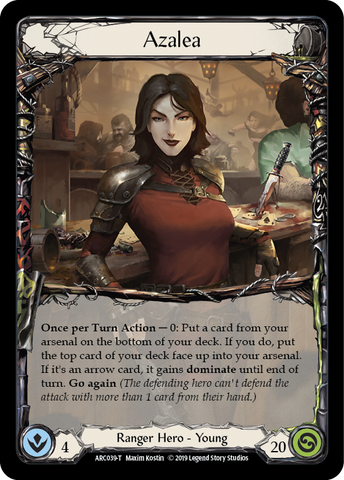 Flesh and Blood TCG | Azalea // Nebula Blade [ARC039-T // ARC077-T] (Arcane Rising)  1st Edition Normal | The Nerd Merchant