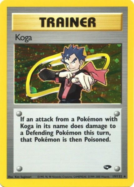 Pokemon | Koga (19/132) [Gym Challenge Unlimited] | The Nerd Merchant