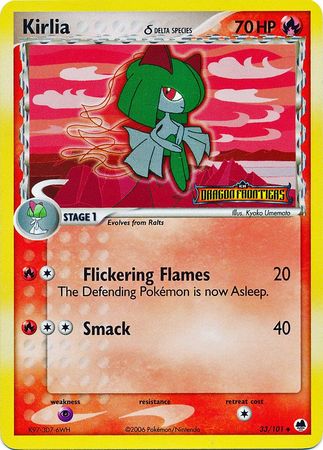 Pokemon | Kirlia (33/101) (Delta Species) (Stamped) [EX: Dragon Frontiers] | The Nerd Merchant