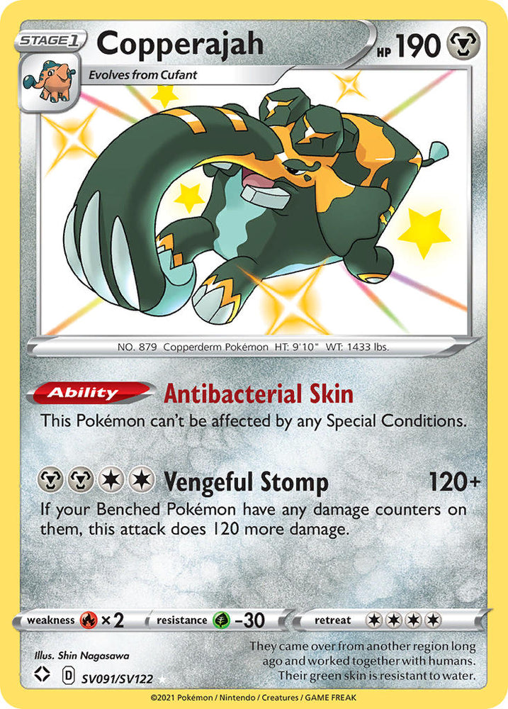 Pokemon | Copperajah (SV091/SV122) [Sword & Shield: Shining Fates] | The Nerd Merchant