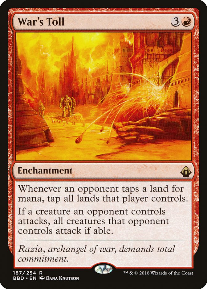 Magic | War's Toll [Battlebond] | The Nerd Merchant