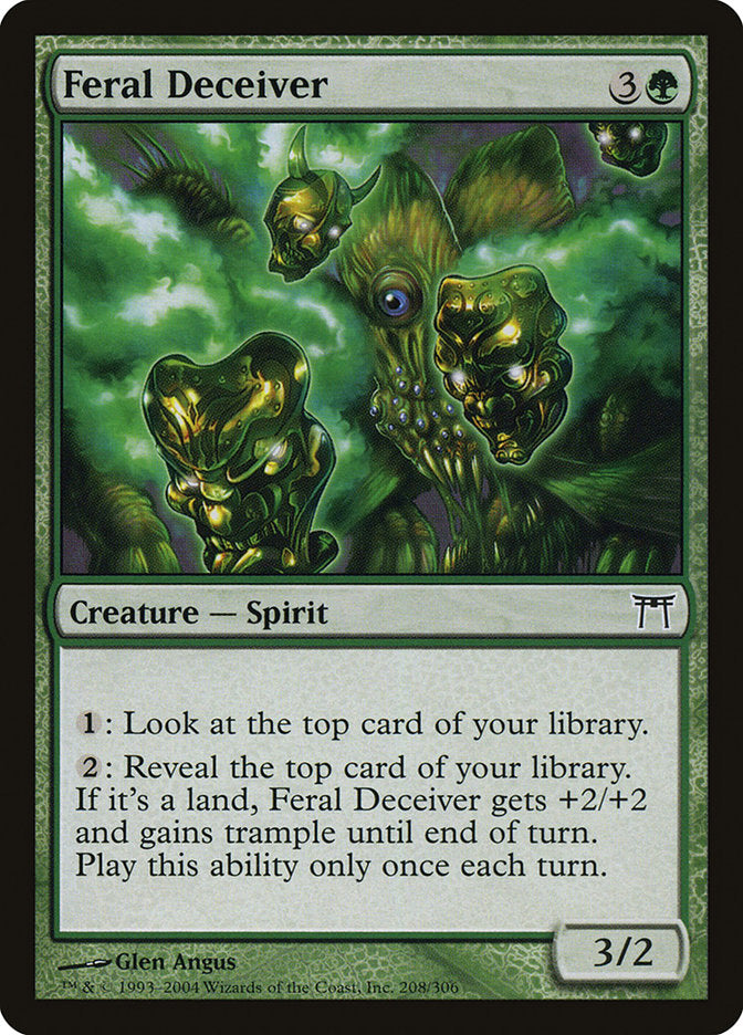 Magic | Feral Deceiver [Champions of Kamigawa] | The Nerd Merchant