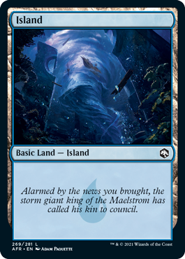 Magic | Island (269) [Dungeons & Dragons: Adventures in the Forgotten Realms] | The Nerd Merchant