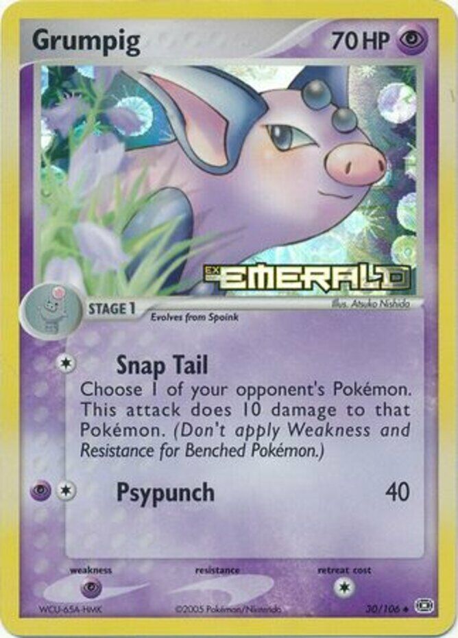 Pokemon | Grumpig (30/106) (Stamped) [EX: Emerald] | The Nerd Merchant