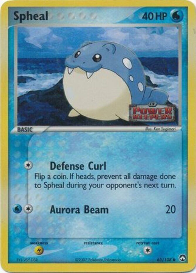 Pokemon | Spheal (65/108) (Stamped) [EX: Power Keepers] | The Nerd Merchant