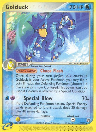Pokemon | Golduck (17/100) [EX: Sandstorm] | The Nerd Merchant