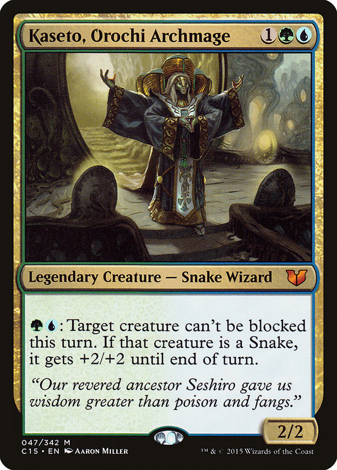 Magic | Kaseto, Orochi Archmage [Commander 2015] | The Nerd Merchant