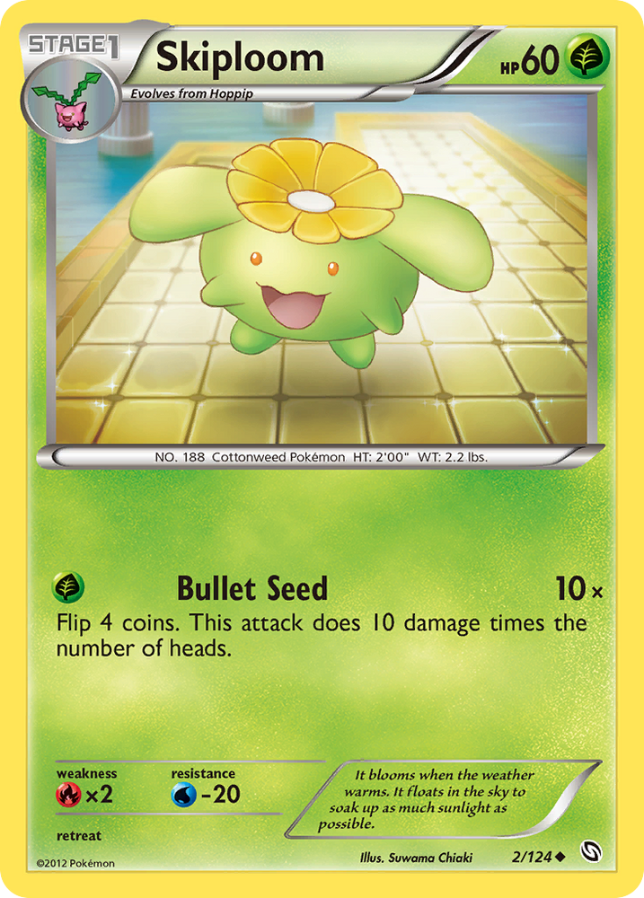 Pokemon | Skiploom (2/124) [Black & White: Dragons Exalted] | The Nerd Merchant