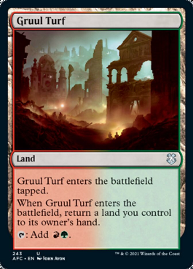 Magic | Gruul Turf [Dungeons & Dragons: Adventures in the Forgotten Realms Commander] | The Nerd Merchant