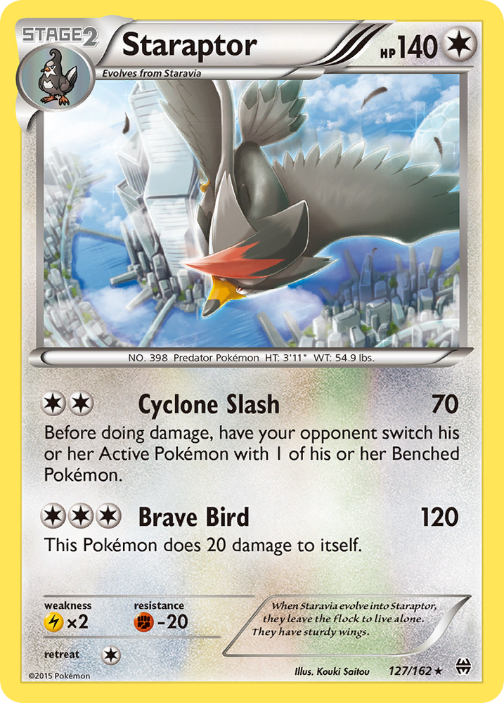 Pokemon | Staraptor (127/162) [XY: BREAKthrough] | The Nerd Merchant