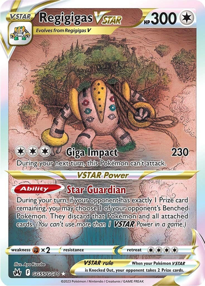 Pokemon | Regigigas VSTAR (GG55/GG70) [Sword & Shield: Crown Zenith] | The Nerd Merchant