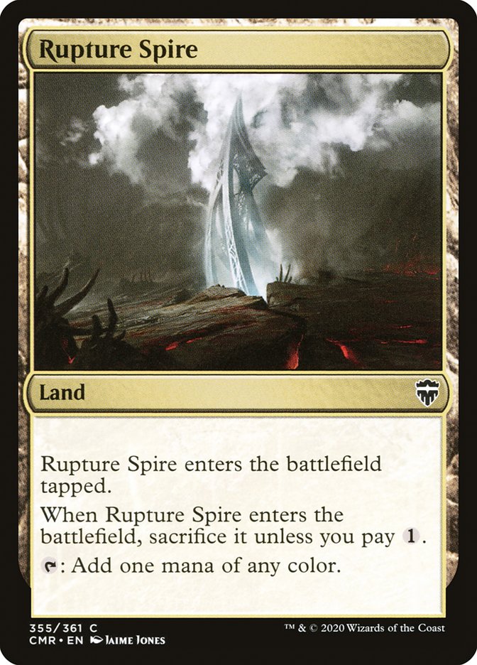 Magic | Rupture Spire (355) [Commander Legends] | The Nerd Merchant