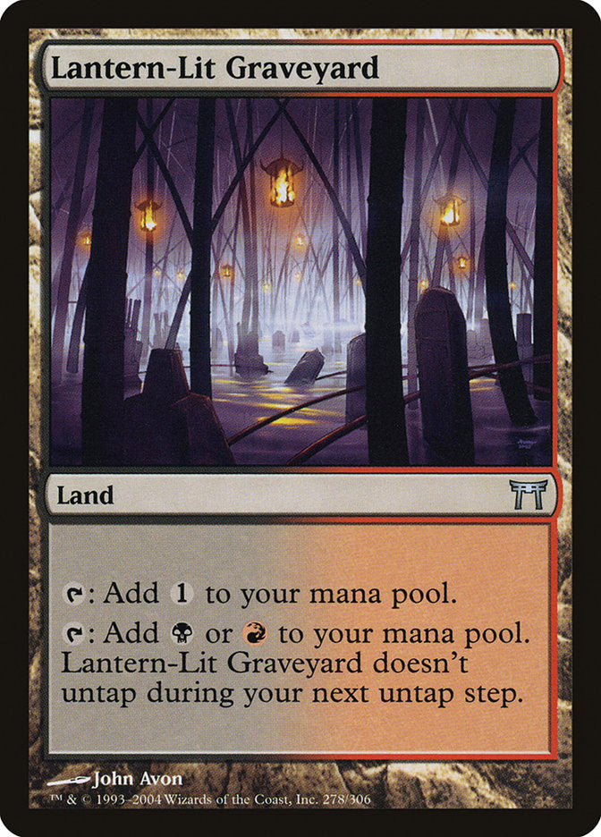 Magic | Lantern-Lit Graveyard [Champions of Kamigawa] | The Nerd Merchant