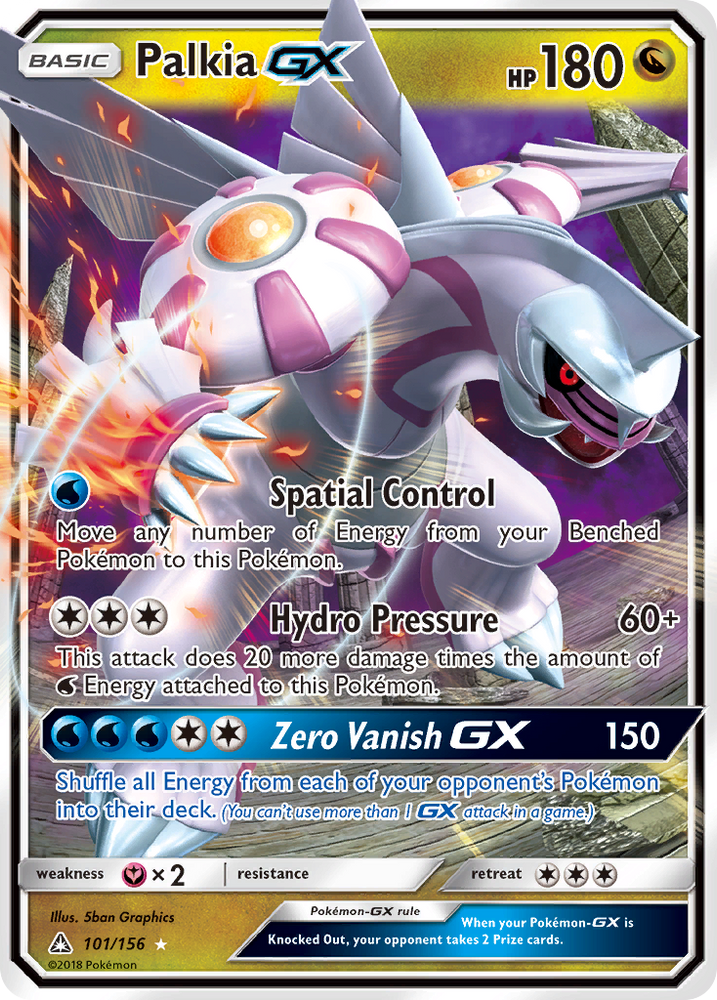Pokemon | Palkia GX (101/156) [Sun & Moon: Ultra Prism] | The Nerd Merchant