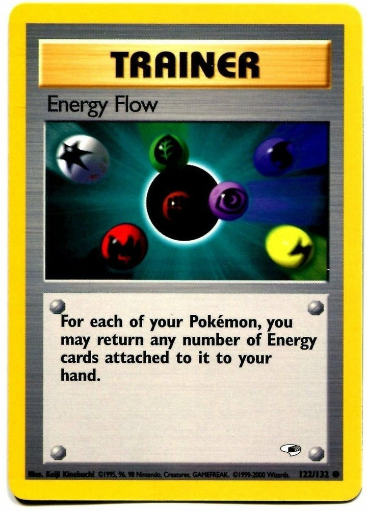 Pokemon | Energy Flow (122/132) [Gym Heroes Unlimited] | The Nerd Merchant
