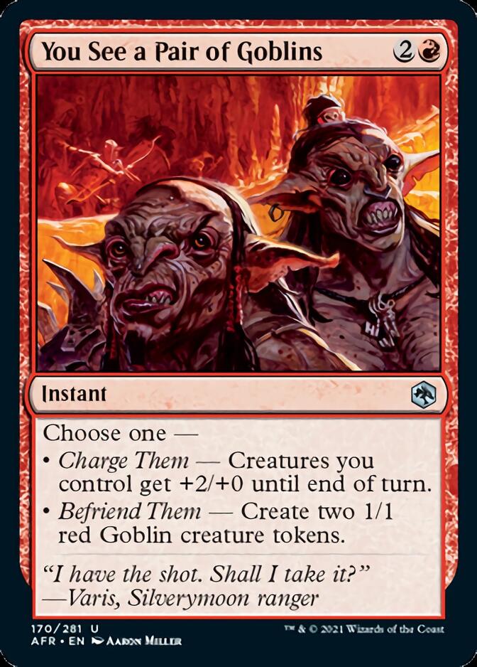 Magic | You See a Pair of Goblins [Dungeons & Dragons: Adventures in the Forgotten Realms] | The Nerd Merchant